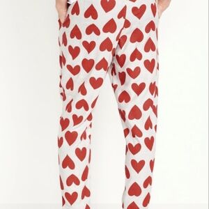 Old Navy ❤️ Read Hearts Pajama bottoms UNISEX